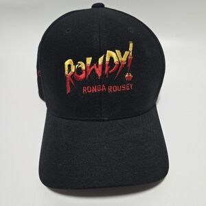 Rowdy Ronda Rousey Hat Lids Embroidered WWE Wrestling Unisex